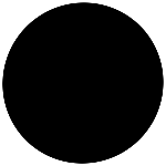 black circle mask to fill compass outline